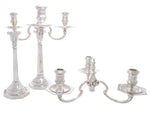 Massief zilveren kandelaber 3.1 kilo