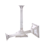 Antiek zilveren set kandelaars van vier 1770 - 1772