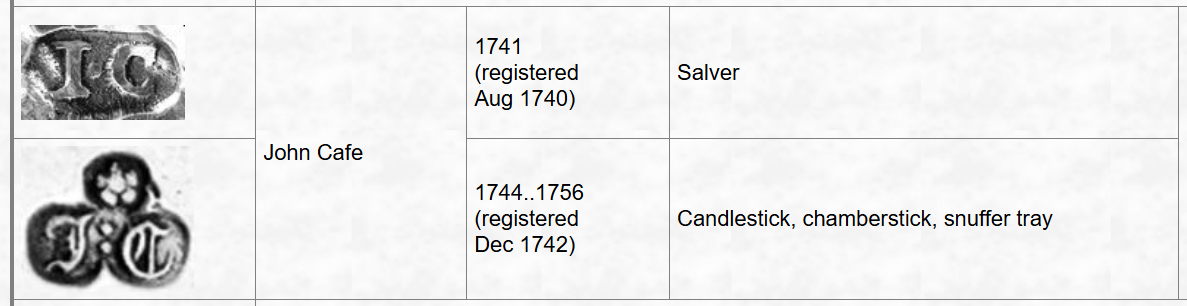 Antieke Zilveren Kandelaars George II 1752 & 1763 – John & William Cafe