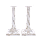 Zilveren kaars houders, massief sterling zilver