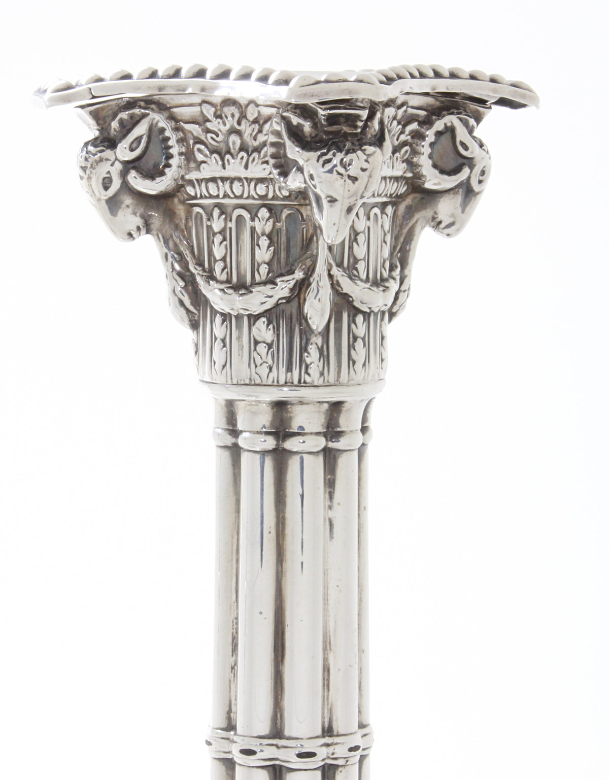 Antiek zilveren kandelaars 1772