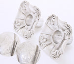 Antiek zilveren set kandelaars van vier 1833