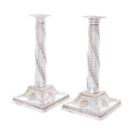 Zilveren kaars houders, massief sterling zilver