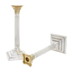 Modern Engels zilveren kandelaars