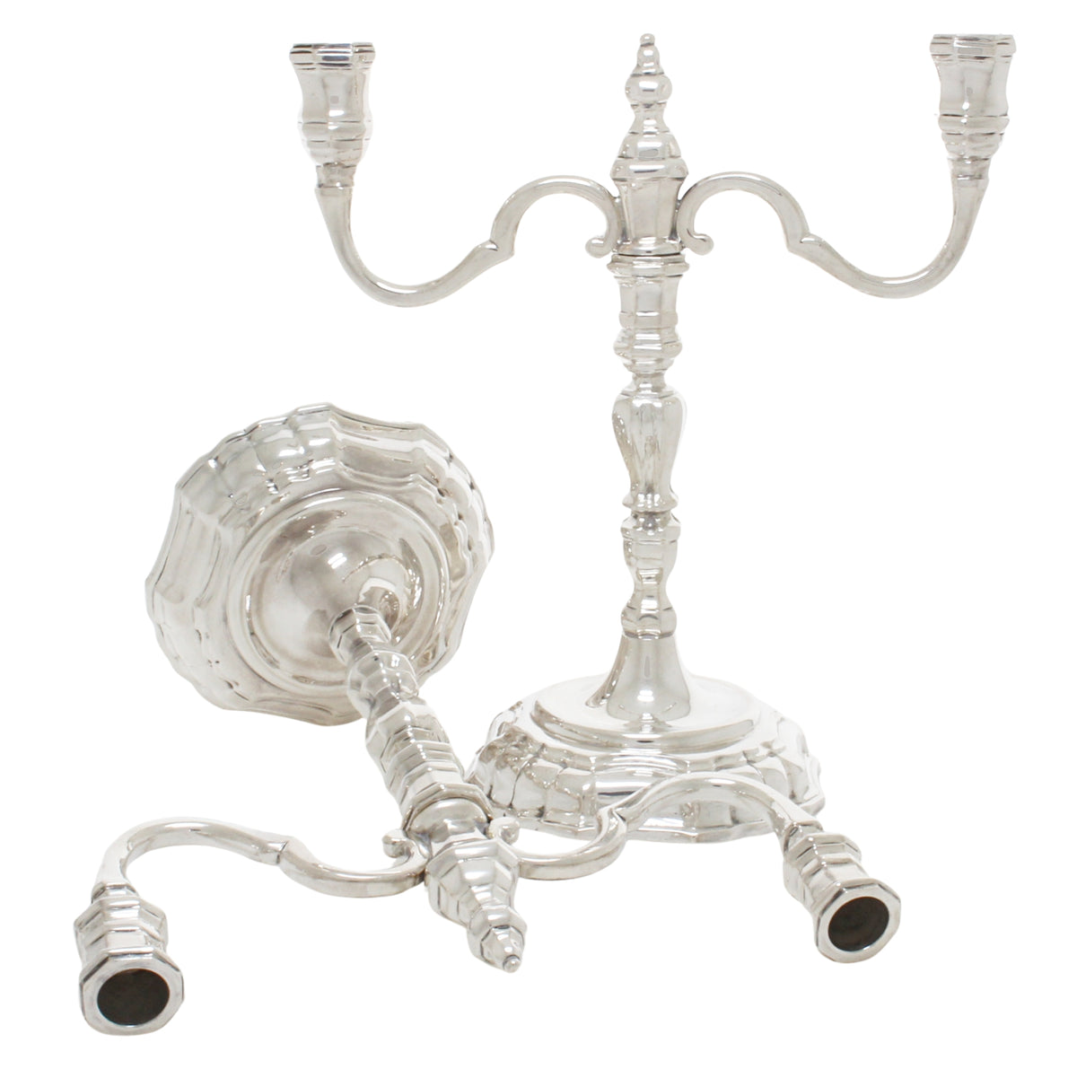 Deense Sterling 925 zilveren kandelaber 1,4 kg zilver