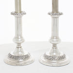 Georgische zilveren kaarsenhouders 1820