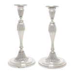 Georgische zilveren kaarshouders