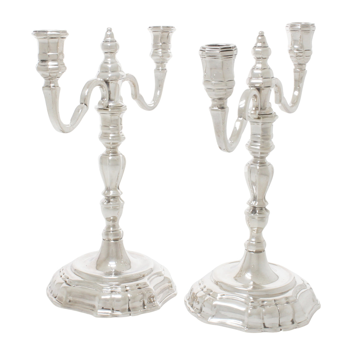 Deense Sterling 925 zilveren kandelaber 1,4 kg zilver