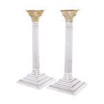 Modern Engels zilveren kandelaars