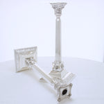 Massief zilveren Judaica kandelabers