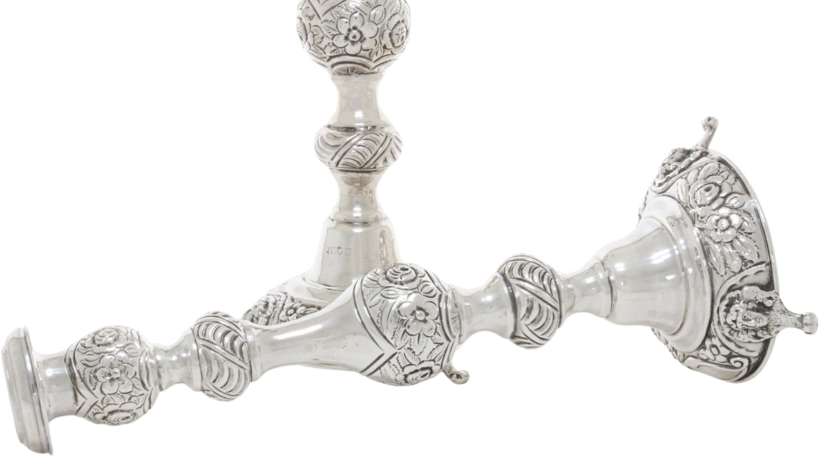 Silver menorah