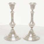 2 zilveren kandelaars uit Oostenrijk Hongarije