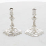 2 zilveren wax houders