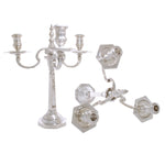 Massief zilveren kandelaber 3.1 kilo