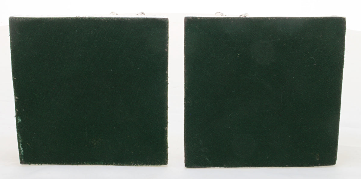 Set van 4 Antiek zilveren kandelaars 1772