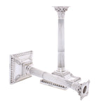 Antiek zilveren set kandelaars van vier 1770 - 1772