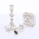 Massief zilveren kandelaars, Londen 2001