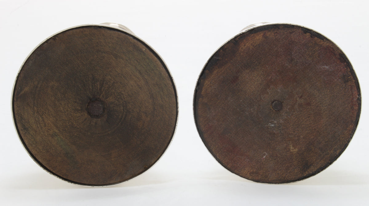 Georgische zilveren kaarsenhouders 1821