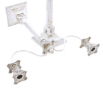 Massief zilveren Judaica kandelabers