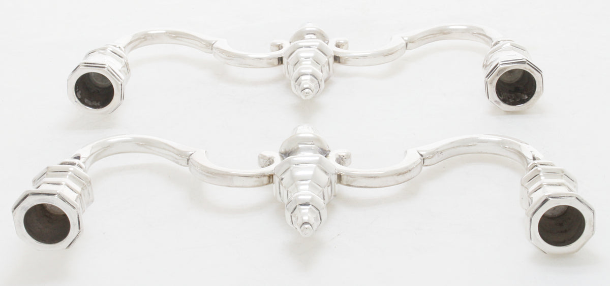 Deense Sterling 925 zilveren kandelaber 1,4 kg zilver