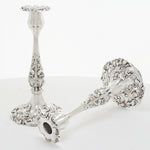 Engelse zilveren kandelaars 1899 Walker & Hall
