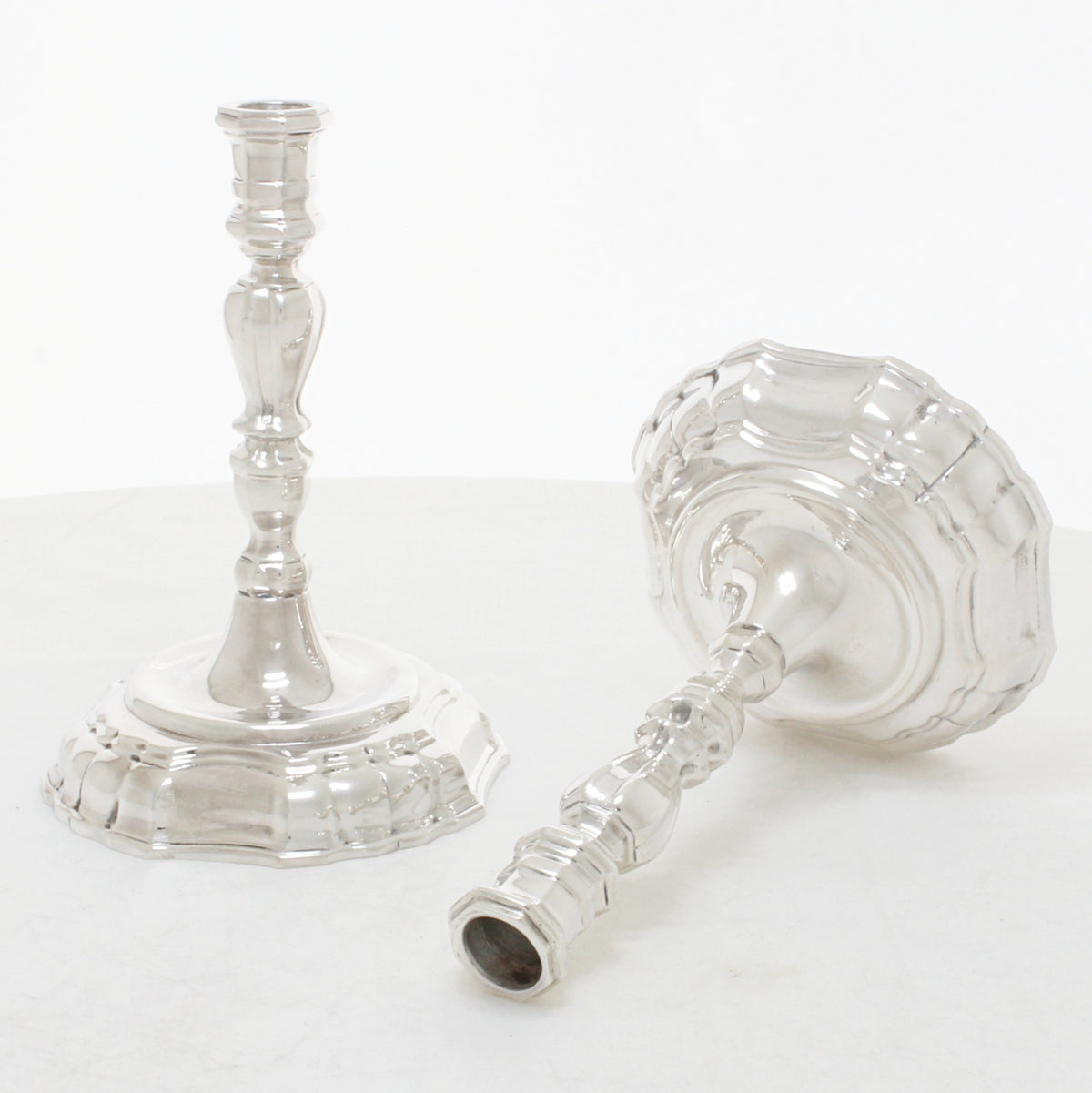 Deense Sterling 925 zilveren kandelaber 1,4 kg zilver