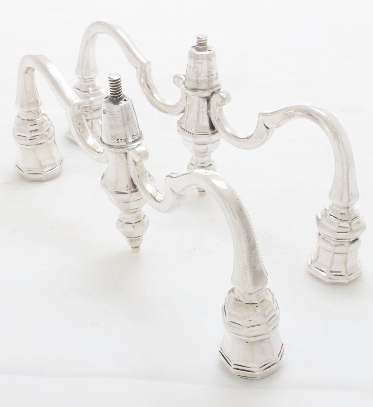 Deense Sterling 925 zilveren kandelaber 1,4 kg zilver