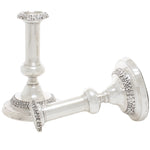 Antiek Georgiaanse sterling zilveren kandelaars