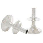 Cartier zilveren kandelaars 1 liggend 1 staand