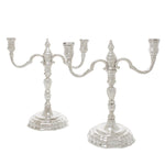 Deense Sterling zilveren kandelaber staand