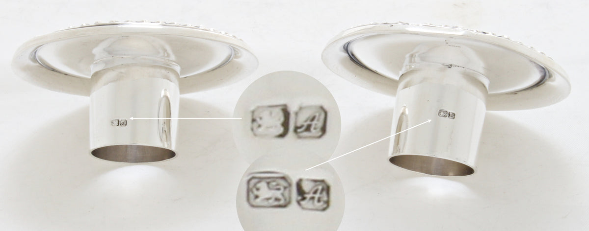 Druppelvangers zilver met keurmerken