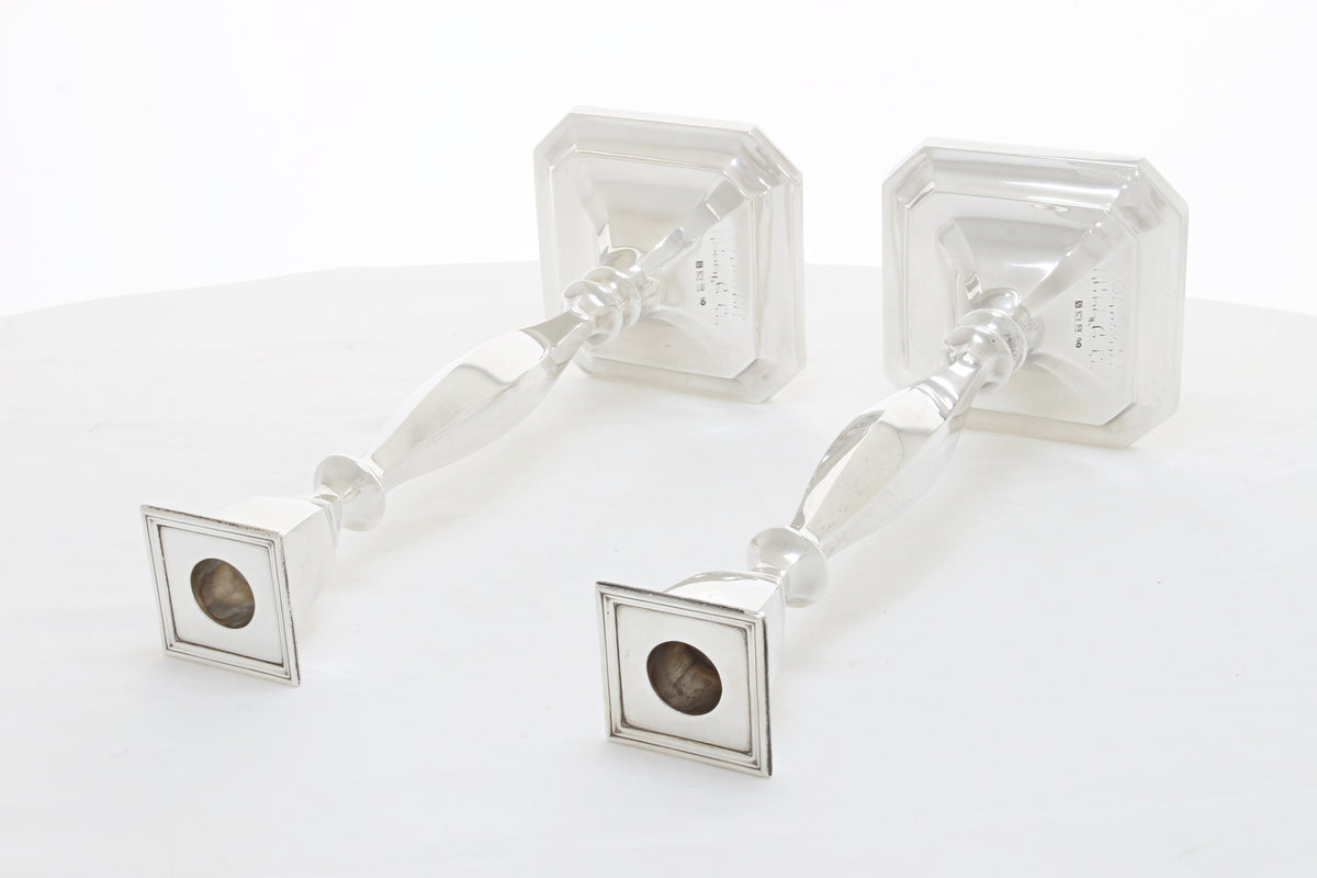 Engels Zilveren Sabbat kandelaars