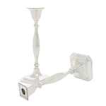 Engels Zilveren Sjabbat kandelaars 1 liggend 1 staande kaarshouder