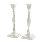 Engels Zilveren Sjabbat kandelaars staand