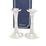 Sterling zilveren kandelaars in originele blauwe doos