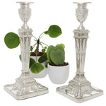 English silver candlesticks sterling