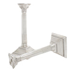 Korintische zilveren kandelaars van massief zilver 1 liggend 1 staand