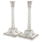 Paar Engels zilveren kandelaars