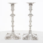 Russian silver candlesticks