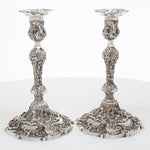 Solid silver candlesticks