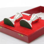 Sterling silver candlesticks in original red box