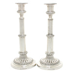 Telescopische sterling zilveren kandelaars verlengd 