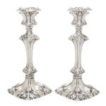 Walker & Hall silver candlesticks