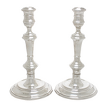 Zilveren kaars houders. Gemaakt door William Comyns.