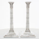 Zilveren kandelaars Art nouveau