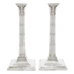 Zilveren kandelaars James Dixon 