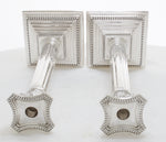 massief zilveren kandelaars in korintische stijl